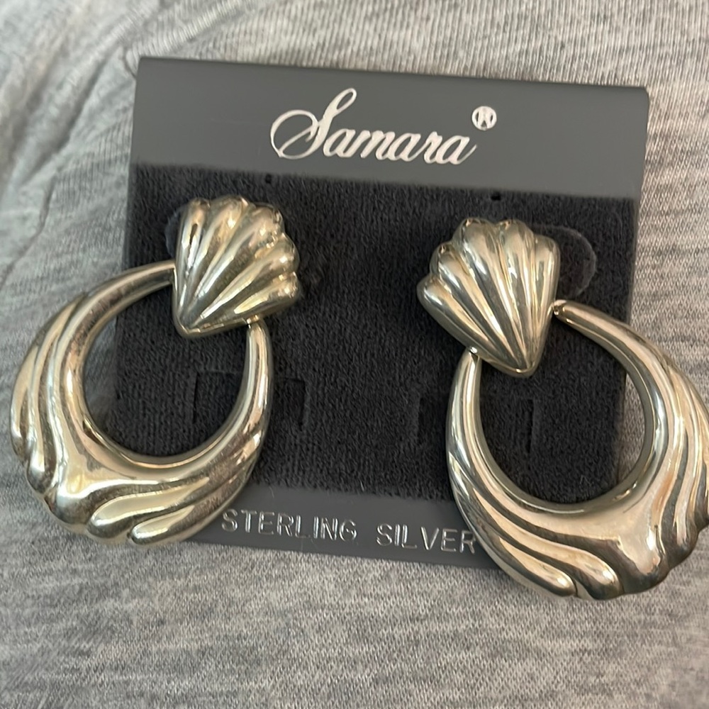Sterling silver earrings